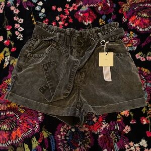 Francesca's Collections Black High Waist Shorts